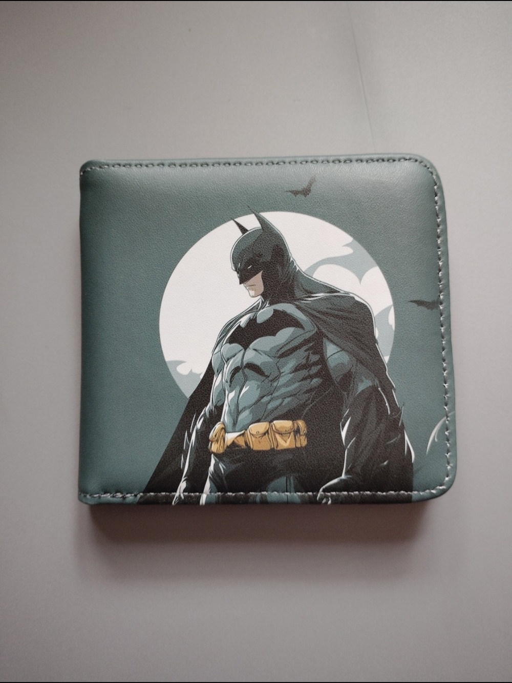 New batman dc comic anime manga leather wallet